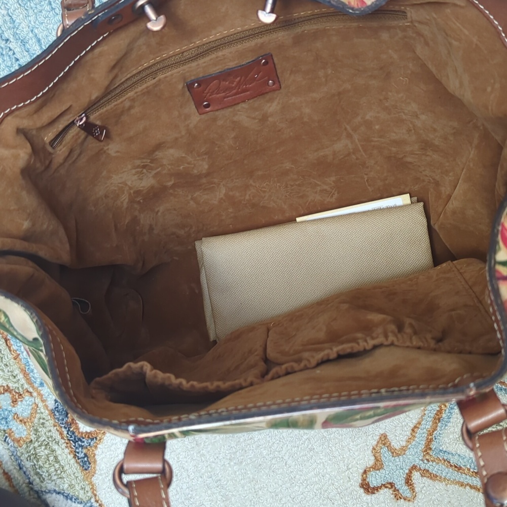 Patricia Nash Benvenuto Tote Purse Cuban Tropical Floral - Picture 6 of 7